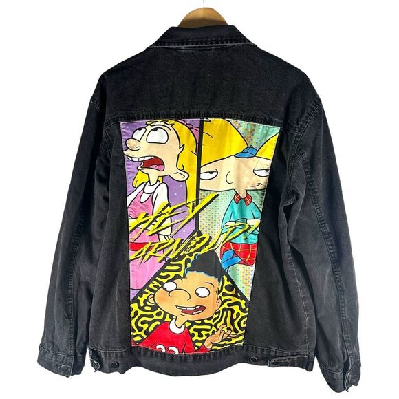 Nickelodeon Other - Nickelodeon Vintage Hey Arnold Denim Jacket Men’s XL | Popular Nostalgic Urban